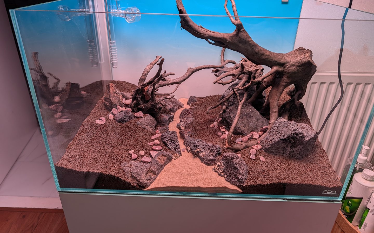 Hardscape composition in progress
